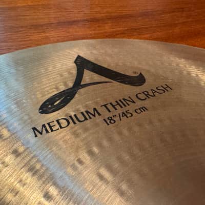 Zildjian 18" A Series Medium Thin Crash Cymbal 2013 - Present - Traditional image 3