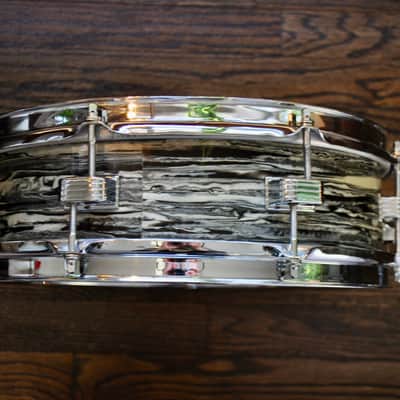 Ludwig Oyster Black Pearl Downbeat 4x14" Snare : 1964 #78989 image 5