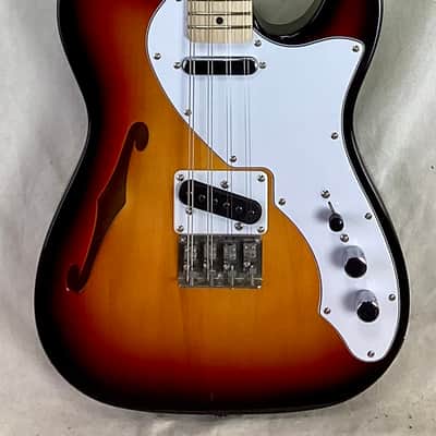 Squier Telecaster Thinline to 8 string Irish Bouzouki Conversion made to order with options image 1