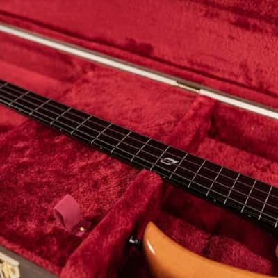 Electric Bass Guitar Hard Case – Brown Vinyl, Plush Interior, Pro-Level Protection image 7