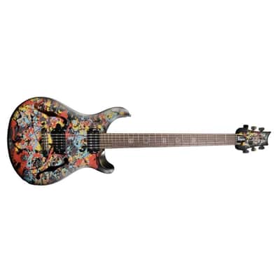 Paul Reed Smith SE Ed Sheeran Cosmic Splash Ltd Ed Hollow Body I Baritone Guitar w/ Gig Bag - Cosmic Splash image 3
