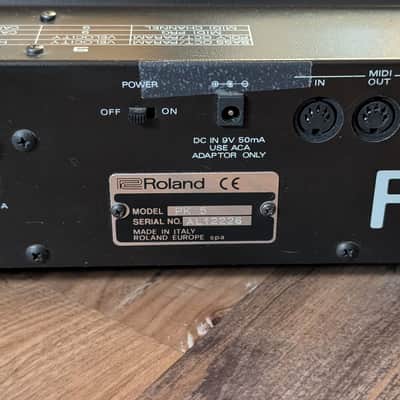 Roland PK-5 Bass Dynamic MIDI Pedal Keyboard Battery Powered Great Shape W/Manual & PSU image 13