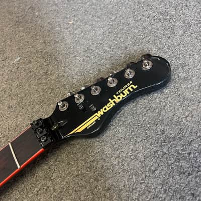 1980 Washburn Tour 24 Guitar Neck & Tuners  Red Bound Rosewood w/Red Dots image 2