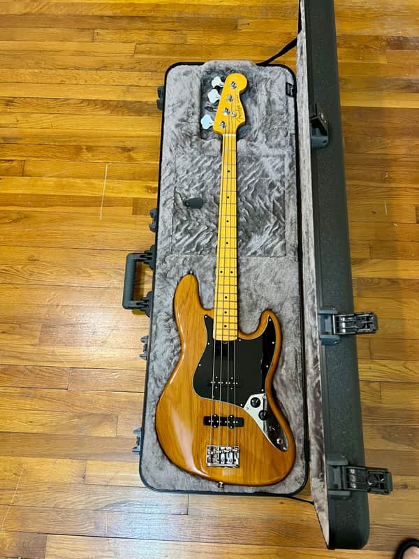Fender American Professional II Jazz Bass with Maple Fretboard 2020 - Present - Roasted Pine image 1