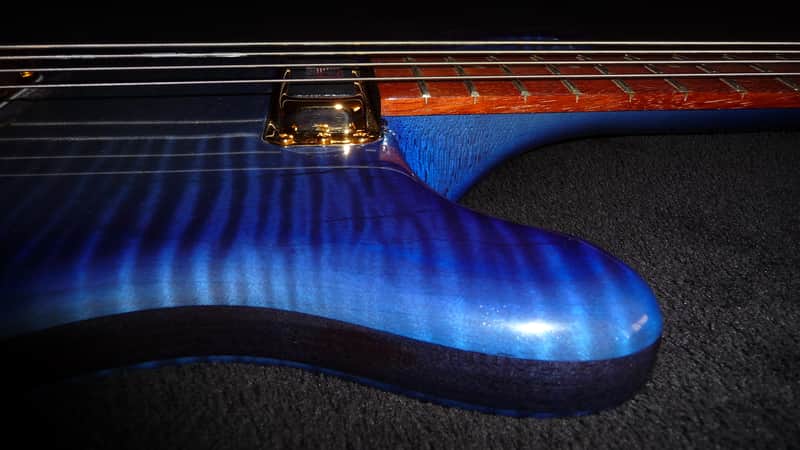 Rickenbacker Cheyenne 4004 Cii 2008 BlueBurst Bass, EXTREMELY RARE and Beautifully Flamey!