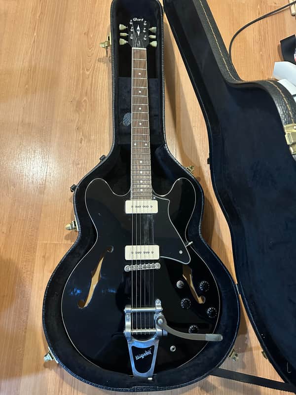 Cort Source-BV CR Double Cutaway Hollow Body with P90 Pickups and 