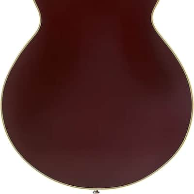 D'Angelico Excel SS Tour Semi-hollowbody Electric Guitar - Solid Wine image 2