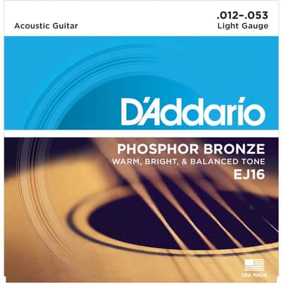 Immagine D'Addario Phosphor Bronze Acoustic 12 String Guitar Strings-12 String Extra Light 9-45 - 3