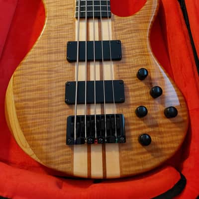 Harley Benton BZ-5000 NT (Neck Through) 5 String Bass Guitar image 1