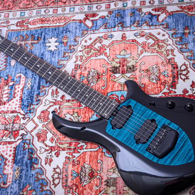 ERNIE BALL USA Music Man JP Signature Majesty 6 "Okelani Blue + Ebony" (2023) image 5