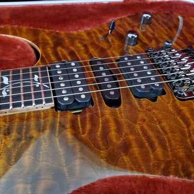 Ibanez  RG20136 BSZ J-Custom - Brown Smoky Topaz - Limited Edition Brown Smoky Topaz, with Cosmo Bla image 2