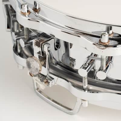 Sonor 1989' D420 Phonic Series Ferromanganese Steel Snare Drum 14"×4" image 3