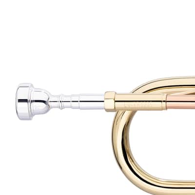 Stagg Bb Trumpet - ML-Bore Leadpipe in Gold Brass w/ Soft Case image 2