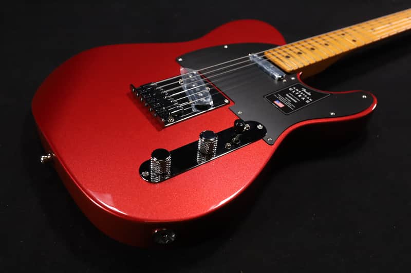 Fender American Ultra II Telecaster Maple Fingerboard Sinister Red 121 image 1