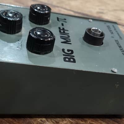 RARE! Electro-Harmonix (Sovtek) Green Russian Big Muff V7 Bubble Font 1994 Russia image 7