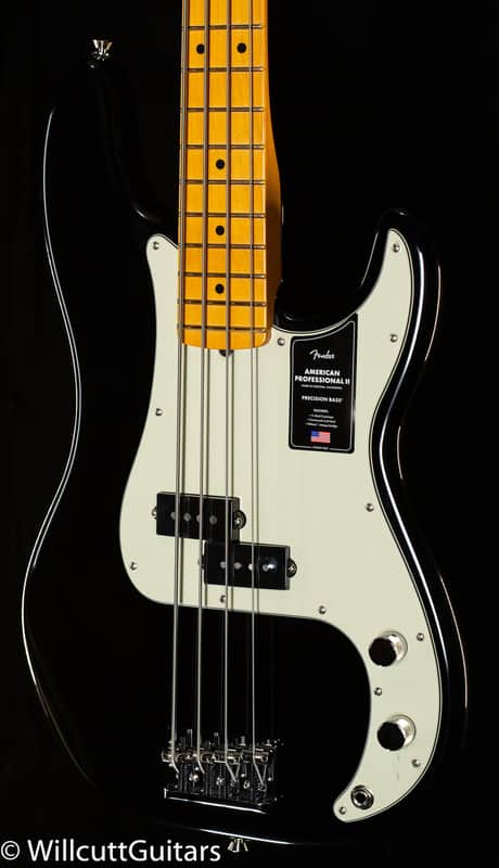 Fender American Professional II Precision Bass Maple Fingerboard Black (679) image 1
