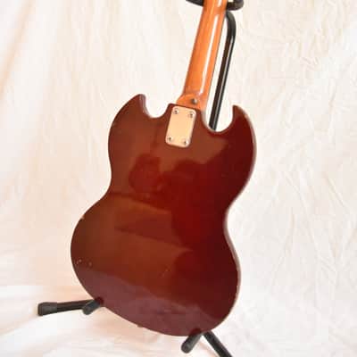 Mars Hertiecaster – 1970s Vintage Teisco Style Solidbody SG Guitar image 12