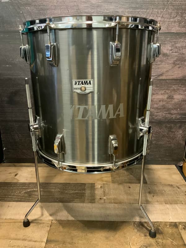 Tama Swingstar 16x16 Floor Tom Vintage 1980s - Misty Chrome image 1