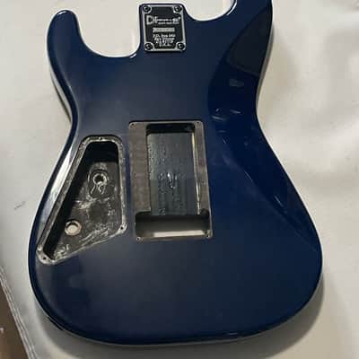 2013-14 Mexico Charvel San Dimas 2H Trans Blue Flame Guitar Body Floyd Ready (Excellent) image 13