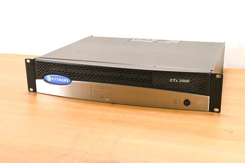 Crown CTs 3000 Two-Channel 1500W Power Amplifier CG01YU7 image 1