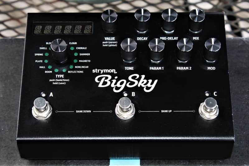 Strymon Midnight Edition Big Sky Reverb 2021 - Midnight Edition Dark Gray image 1
