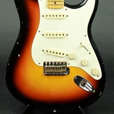 Fender Custom Shop Masterbuilt 1958 Stratocaster Relic by Todd Krause in Three Tone Sunburst image 2