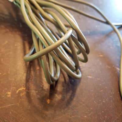 Sony 16' vintage mono headphone aux signal extension cable with lock Japan 1970s - grey image 6