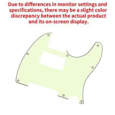 Tele HS/HH Pickguard 3 Ply 8-Hole Electric Guitar Pickguard Scratch Plate for USA/Mexican Fender Modern Style Standard Tele Telecaster TL JT/HB-04 Mint image 5