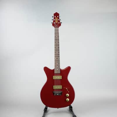 Danelectro Dan O. Mano Electric Guitar - Maroon image 2