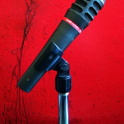 Vintage 1990's Audio-Technica ATM63HE dynamic hyper cardioid microphone w accessories Low Z # 1 image 10