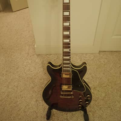 Ibanez AM93-TRS-12-01 2010s - Transparent Red image 2