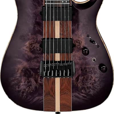 Ibanez RGA217P1PB Premium 7-String Electric Guitar, Ebony Fingerboard, Deep Twilight Burst image 2