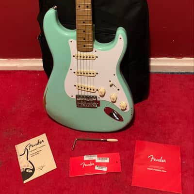 Fender Stratocaster Vintera 2020 - Surf Green Road Worn image 6