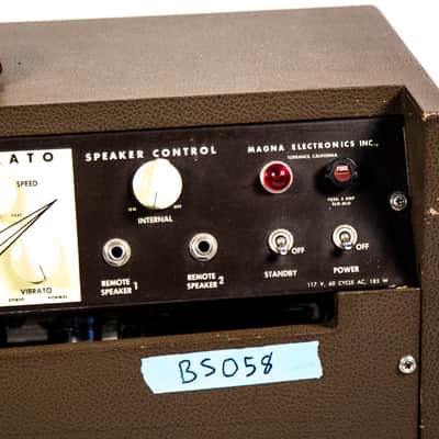 Magnatone Custom 280 Stereo Amp Owned by Brian Setzer image 8