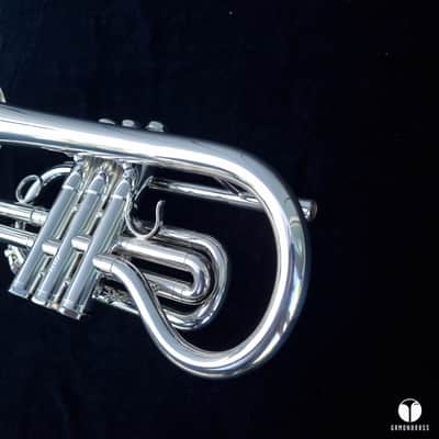 Custom Schilke Chicago XA1 English style cornet mouthpiece gamonbrass image 16
