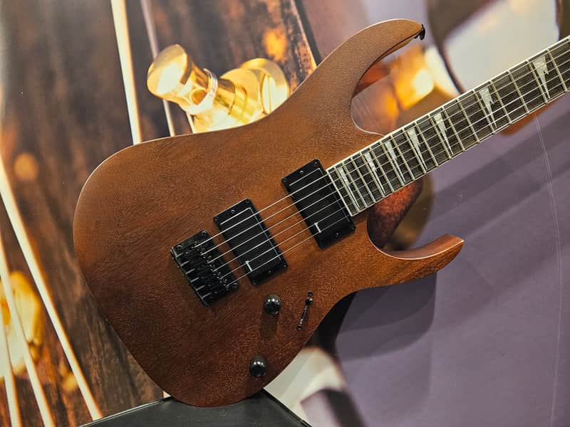 Ibanez GRG121DX-WNF GRG GIO Series E-Guitar 6 String - Walnut Flat image 1