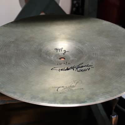 1960s Paiste 14" Formula 602 Hi-Hats 998/1038g - Cymbal Craftsman Modified image 7