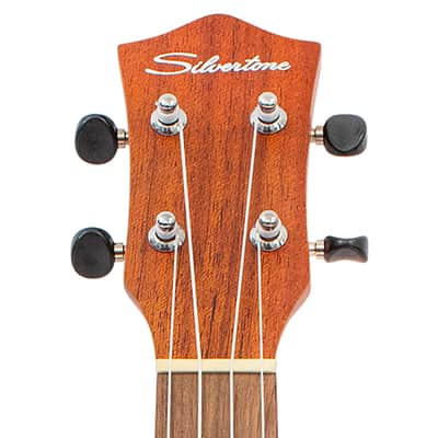 Silvertone Concert Ukulele w/Stencil Graphic - Walnut (851) image 7