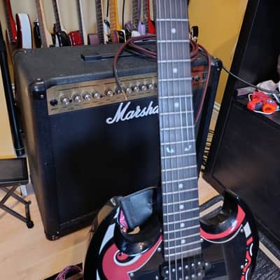 Epiphone Emily the Strange G-310  - Ebony with Emily the Strange Graphic image 3