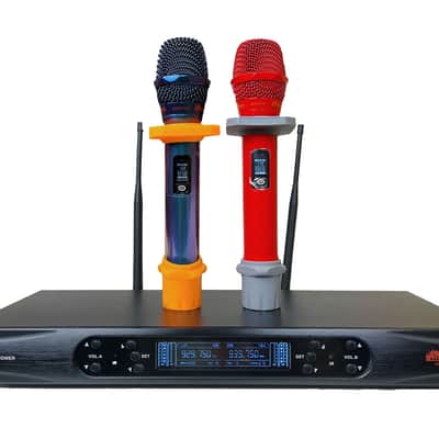 5000W Karaoke System with Bluetooth, Optical, HDMI ARC, With Dual 2400W Speakers, Dual Anti Feedback Wireless Microphones With 1200W Subwoofer image 4