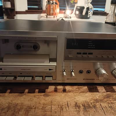 Pioneer CT-F750 4-Track Stereo Cassette Tape Deck 1979 - 1981 - Silver image 3