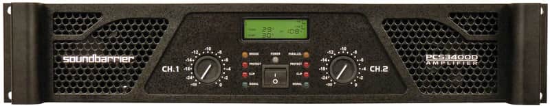 Soundbarrier PCS 3400 Professional Amplifier image 1