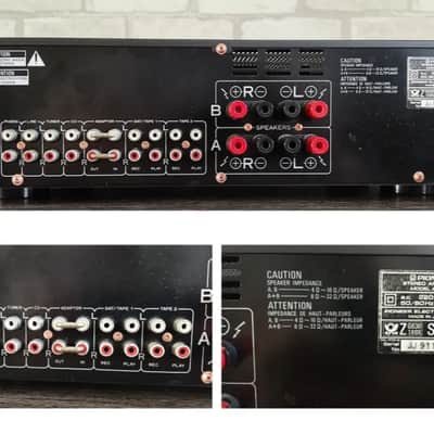 PIONEER A-445  ✅Servicad Warranty +Manual Rare Vintage Stereo Amplifier Japan 1989 Servicad Warranty +Manual image 24