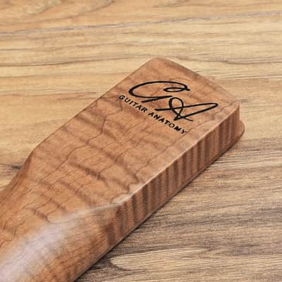 Left Handed Stratocaster Compatible Roasted Flame Maple Guitar Neck Satin image 9