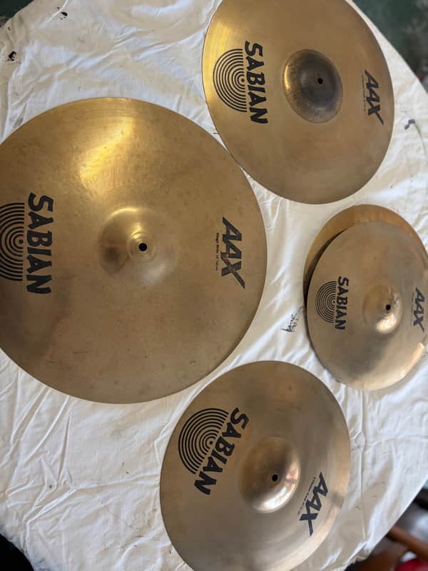 Sabian AAX Cymbal Pack — 14" Stage Hats, 16" & 18" X-Plosion, 20" Stage Ride + Bag image 1