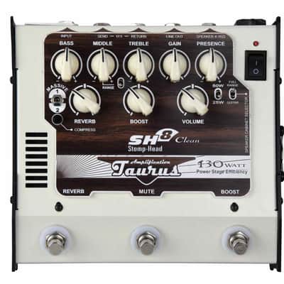 Taurus SH8.Clean Stomp-Head Floor & Pedalboard Guitar Amp image 1