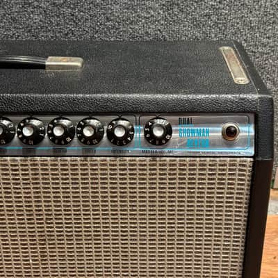 Fender Dual Showman Reverb 2-Channel 100-Watt Guitar Amp Head 1970 - 1976 - Silverface image 2