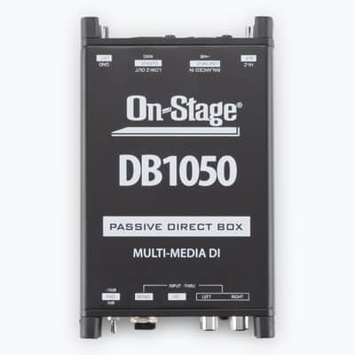On-Stage Audio DB1050 Passive Multimedia DI Box image 2