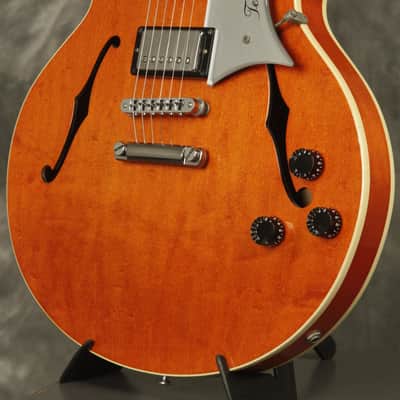 RARE 1990 Gibson Chet Atkins Tennessean Sunrise Orange stamped PROTOTYPE image 6