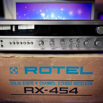 ROTEL RX-454A (1973) Original Box Solid State Stereo Receiver image 3